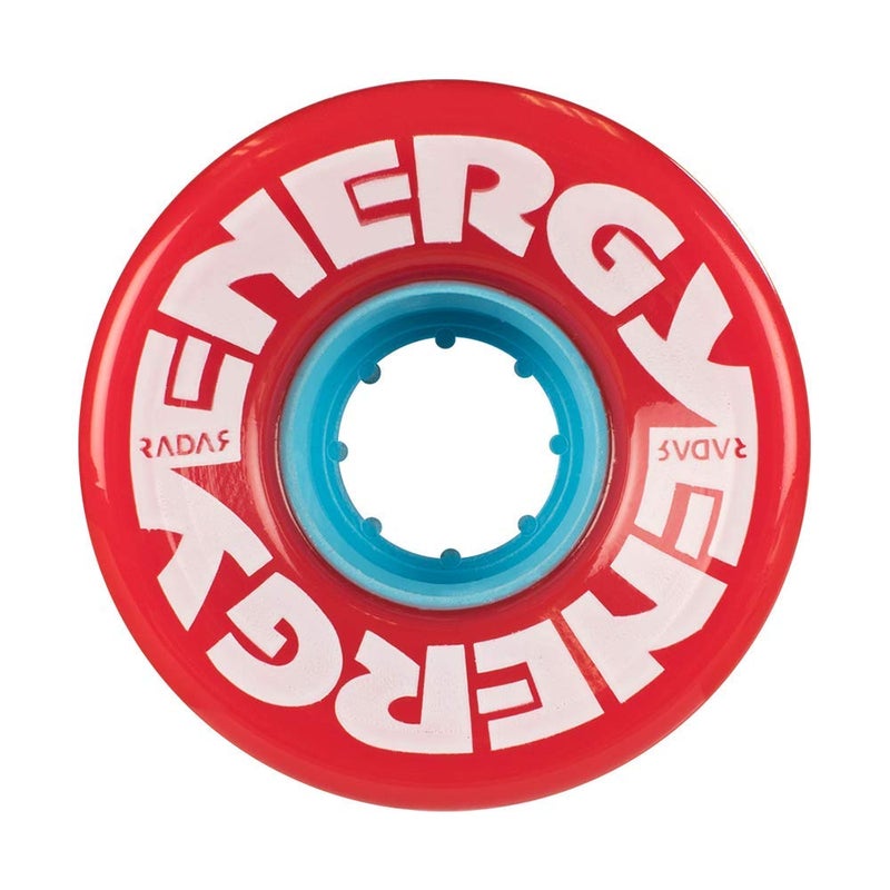 Riedell عجلات التزلج رادار إنرجي 57 - مجموعة 4 من 78A 31mm x 57mm للتزلج الرباعي | أحمر - Image 2